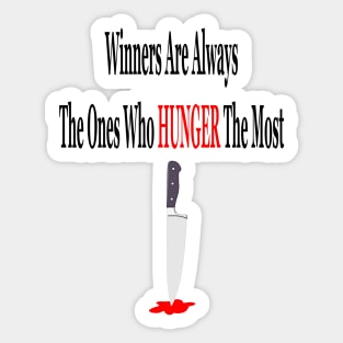 Hunger Sticker